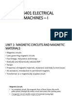 Ee6401 Electrical Machines - I