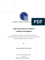 Study Performance of Cylindrical Grinding On Straightness - Mohd Affendy B. Samdin - TJ1280.M33 2008 24 Pages