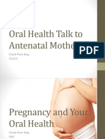 Antenatal Mothers Oral Health Talk