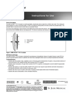 SJM - Instructions For Use