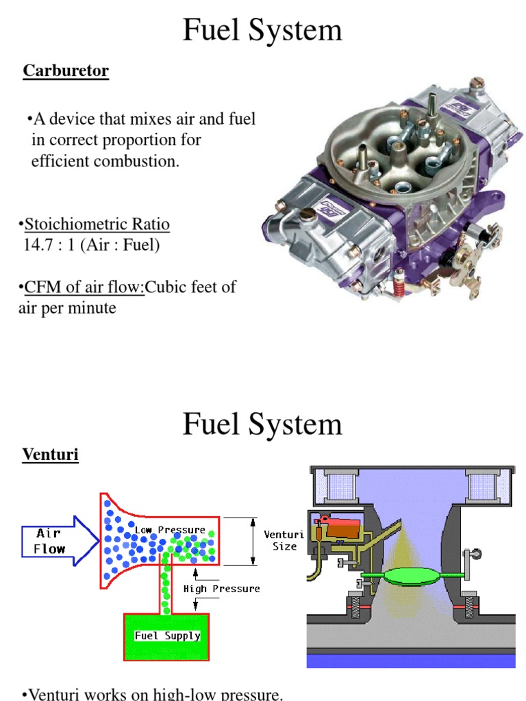 Fuel System PDF Carburetor Throttle