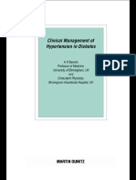 Clinical Management of Hypertension in Diabetes