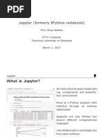 Jupyter (Formerly Ipython Notebook) : Finn Arup Nielsen