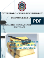 Consideraciones Legales en Torno Al Currículo de La Educación Obligatoria.