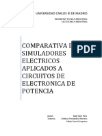 Comparativa de simuladores eléctricos aplicados a circuitos de electrónica de potencia