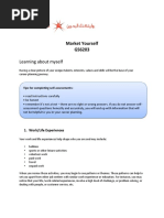 know yourself planning sheet