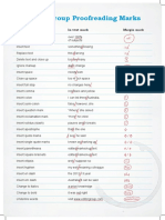 Editor Group Proofreading Marks Guide