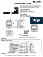 Rele Variador de Potencia Tiristorizado Ws30a