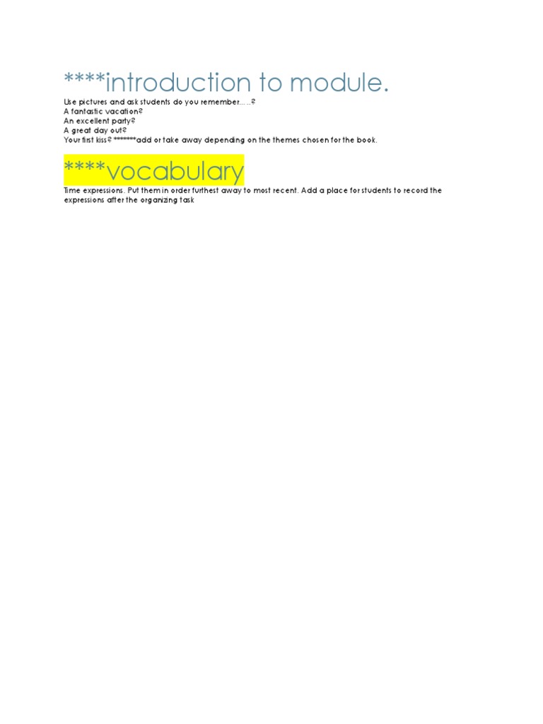 Simple Past Tense Lesson Plan | PDF | Linguistics