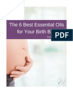 Essential Oil Pregnancy Birth Bag
