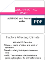 Factors Affecting Climate