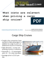 Cargo Ship Cruises Relevant Costs Ppt1 3