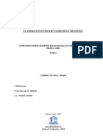 Informe Formacion Docente Argentina Iesalc PDF