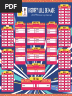 2018 World Cup Wallchart