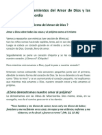 Clase Mandamientos Del Amor y Obras de Misericordia PDF