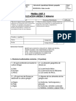 PRUEBA COEF de Historia 3 Basico