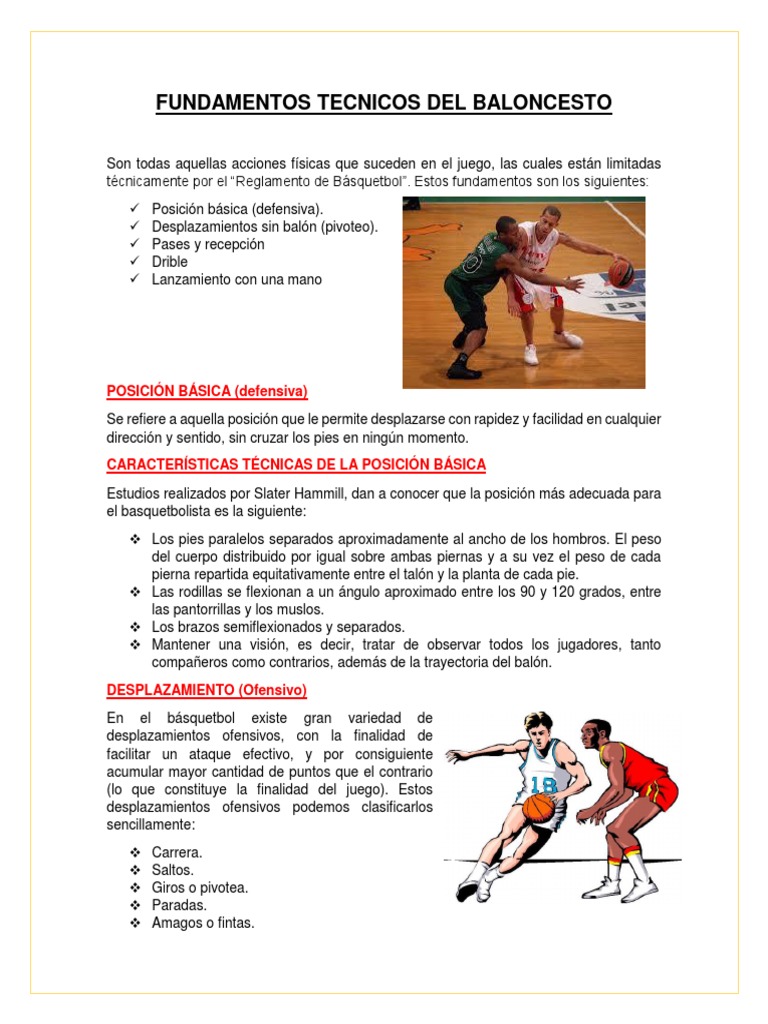 Fundamentos Tecnicos Del Baloncesto Sebas 2 Tipeao