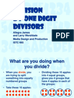 Dividing by One-Digit Divisors Using the Family Method