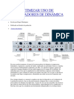 Optimizar Uso de Procesadores de Dinámica