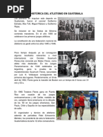 Historia Nacional Del Atletismo