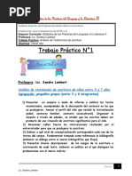 2018 Tercer Año. Didáctica de Las Prácticas Del Lenguaje y La Litertura II - T. P N°1