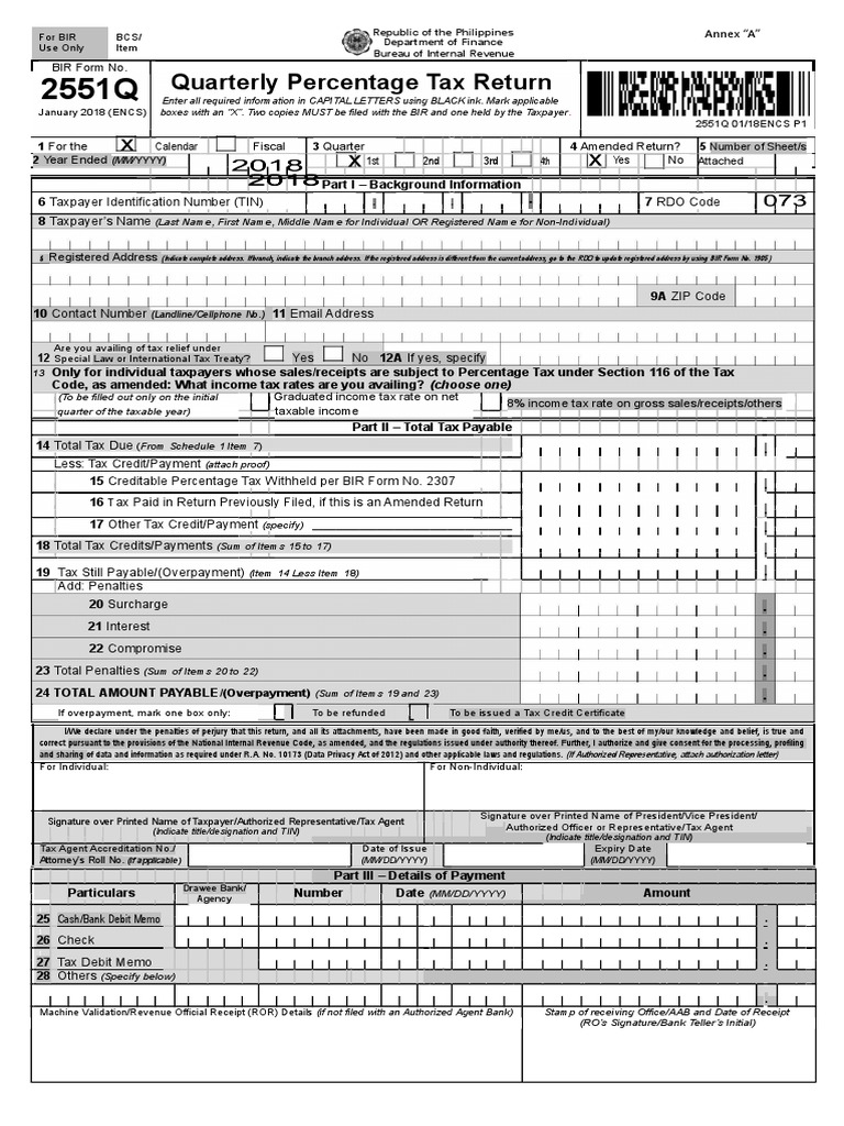 Annex a rmc 26 2018 pdf income tax taxes