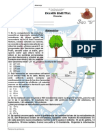 Examen Ciencias 3ro B