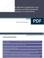 The Association Between Symptomatic and Diagnostic Depresioon and