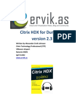 Citrix HDX For Dummies 2.3