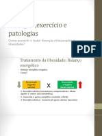 Nutrição, Exercício e Patologias 2