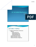 CE 14 Solid Mechanics (Lecture 7) PDF