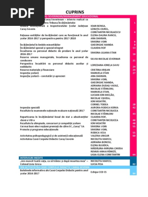școala Caraș Severineană Seria Iii Nr 4 54 Conținut
