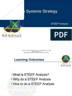 Information Systems Strategy: STEEP Analysis