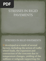 Stresses in Rigid Pavements