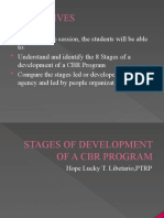 Stages of CBR Development