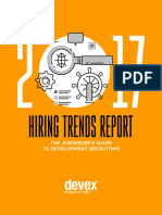 Devex 2017 Hiring Trends Report