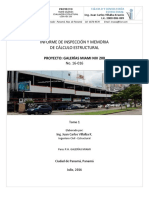 Evaluación de capacidad de estructura edificio