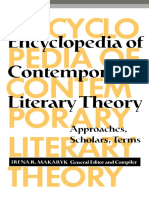 Irena Makaryk - Encyclopedia of Contemporary Literary Theory - Approaches, Scholars, Terms