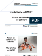 Why Is Safety So HARD ?: 8th International Symposium