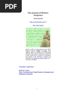 Download The Journal of Hebrew Scriptures ISSN Http Www Jhsonline Org by MrJRaySr363 SN38201380 doc pdf