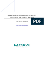 Moxa Industrial Secure Router CLI Command Set User Manaul v1