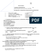 Test de Evaluare Clasa A VII-a