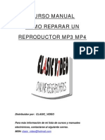 Manual de reparación reproductor mp3 y mp4