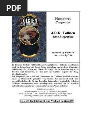 humphrey carpenter j r r tolkien eine biogr pdf