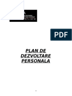 Plan de Dezvoltare Personala
