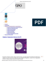 Limpieza Componentes Internos de La PC