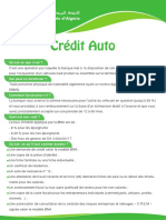 Fiche Credit Auto