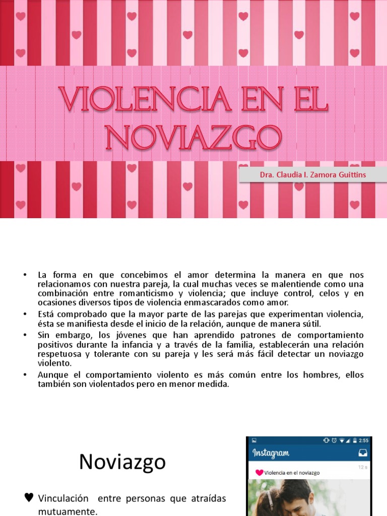 Violencia en El Noviazgo | PDF | Violencia | La violencia contra las ...