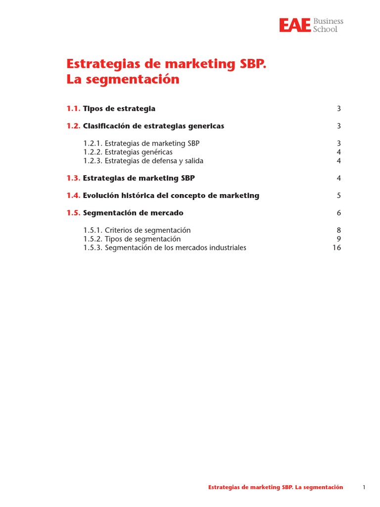 Estrategias de Segmentación en Marketing | PDF | Producto (Negocio ...