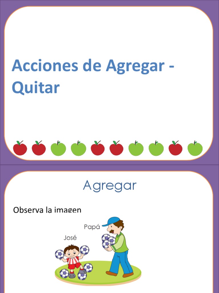 Acciones De Agregar Quitar PDF